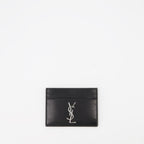 Piccola pelletteria Porte-cartes Cassandre Saint Laurent Nero Homme