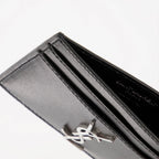 Piccola pelletteria Porte-cartes Cassandre Saint Laurent Nero Homme