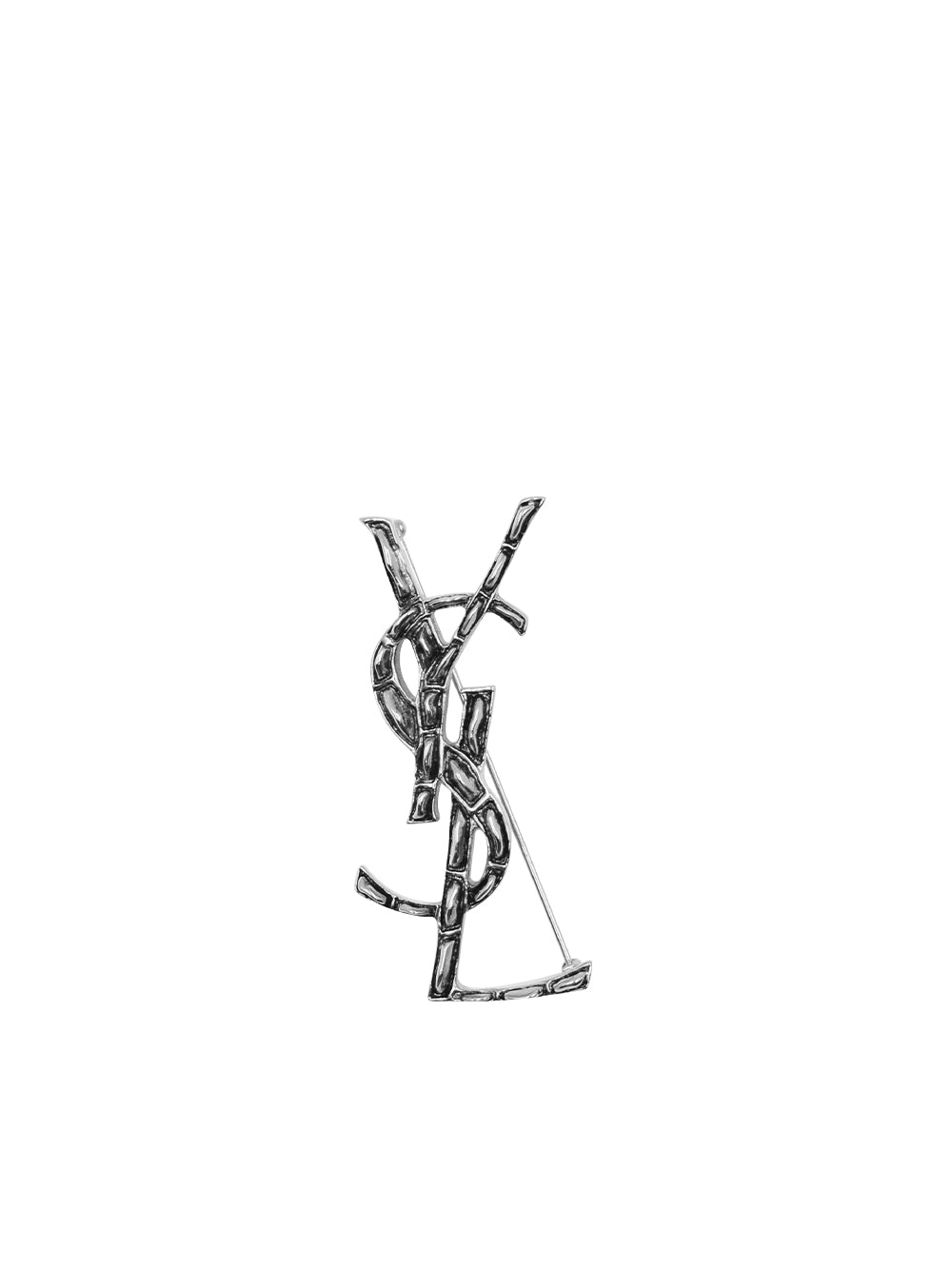 Bijoux Broche Opyum Saint Laurent Argenté Femme