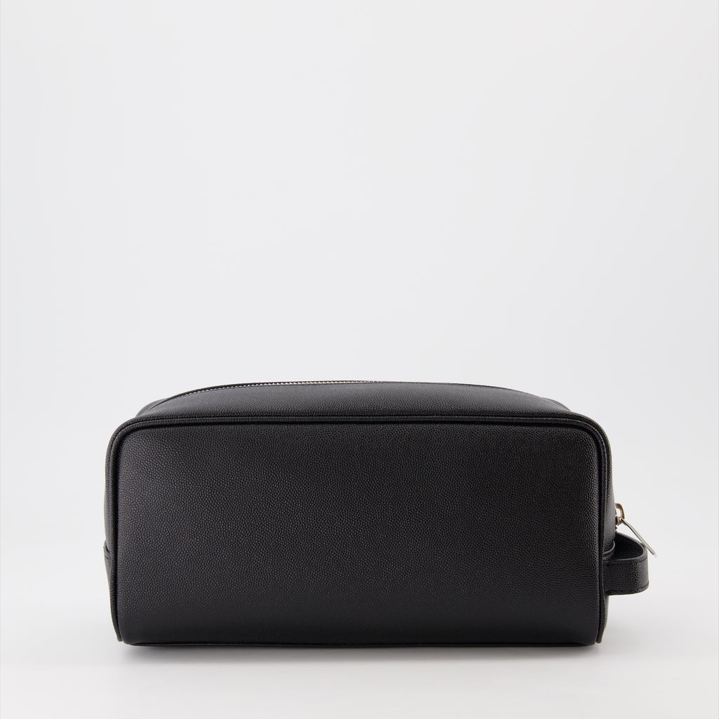 파우치 Trousse de toilette en cuir Saint Laurent 검은색 Homme