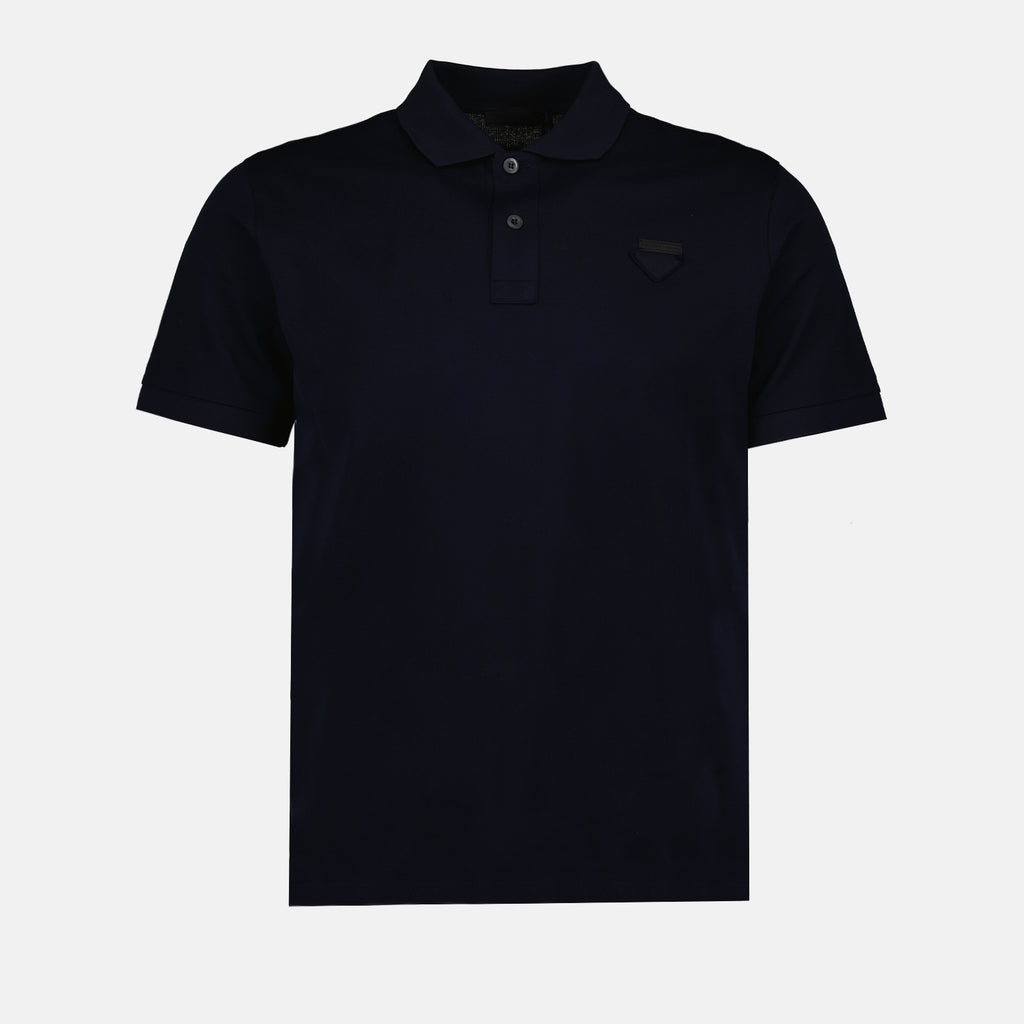 Polos Polo à logo Prada azul oscuro Homme