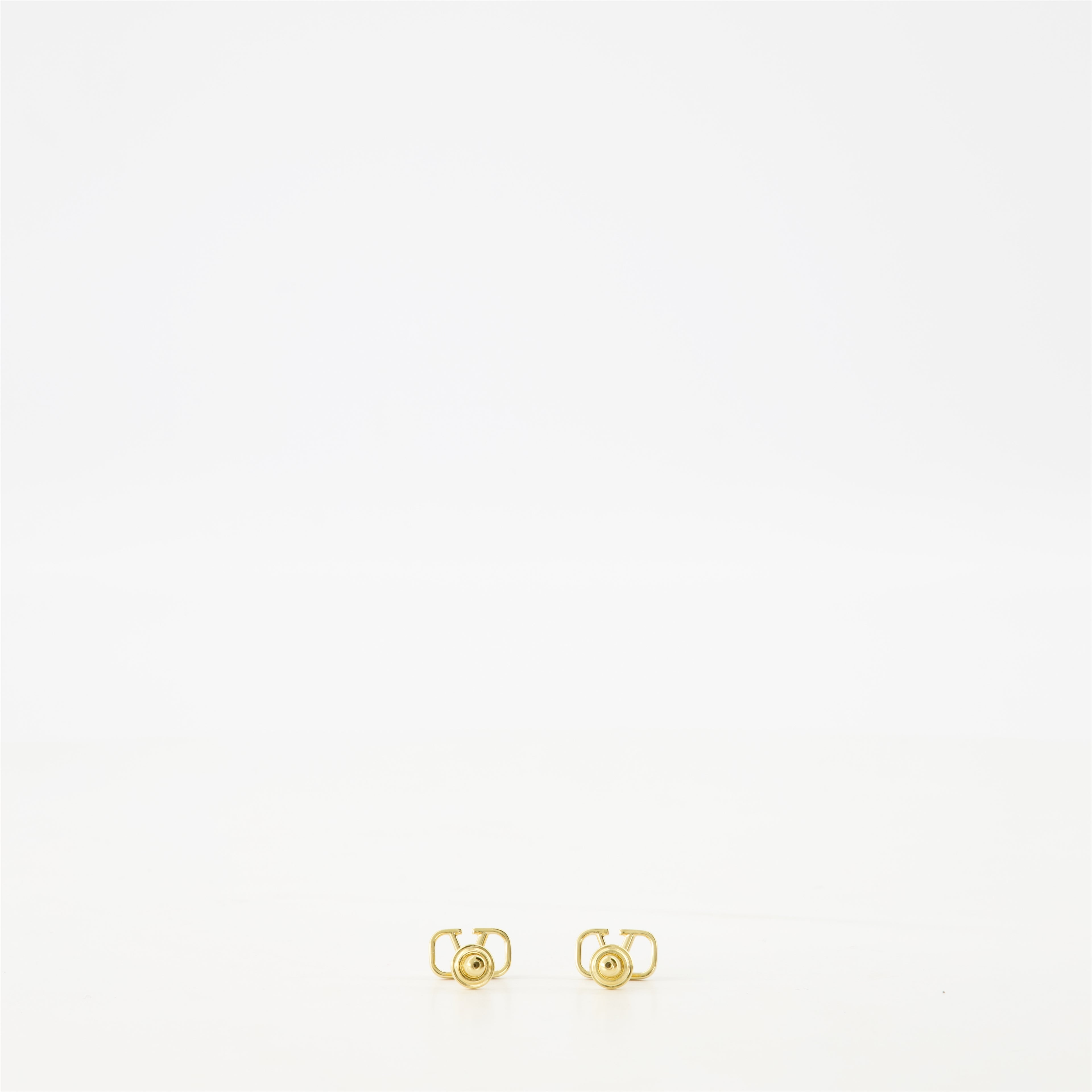 Bijoux Boucles d'oreilles VLogo Valentino Garavani Doré Femme