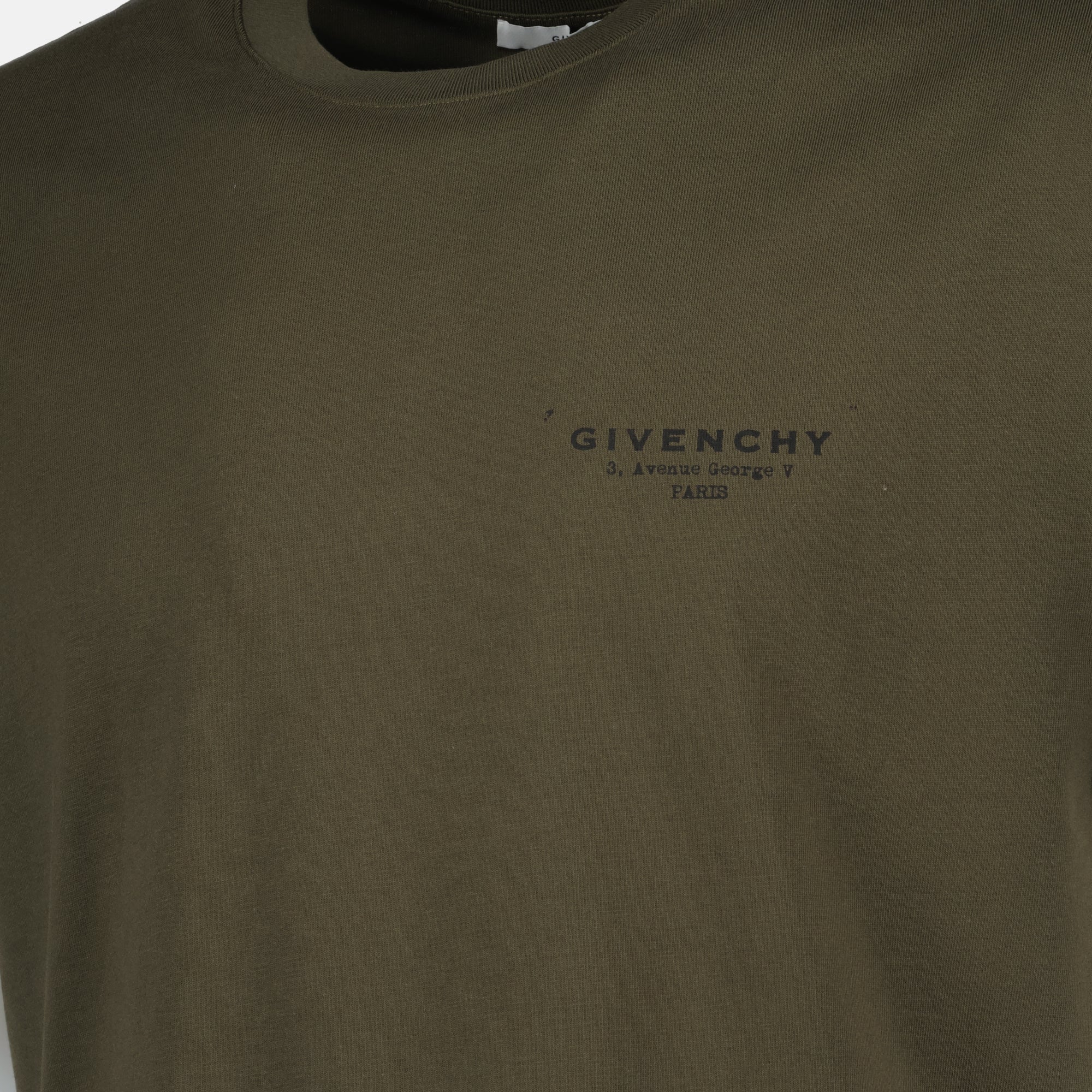 T-shirts T-shirt Signature Givenchy Kaki Homme