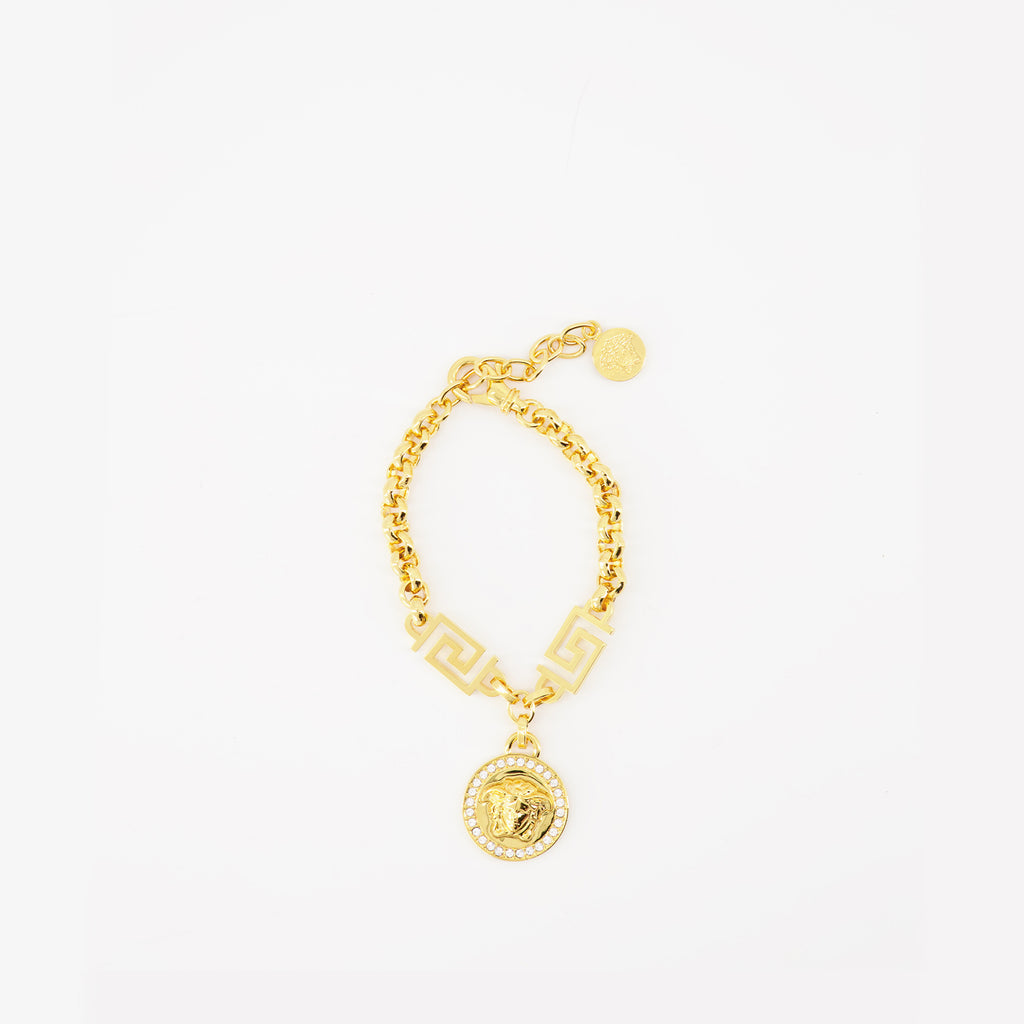 Bijoux Bracelet Greca Versace Doré Femme