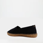 Espadrilles Espadrilles en coton brodées Saint Laurent Noir Homme