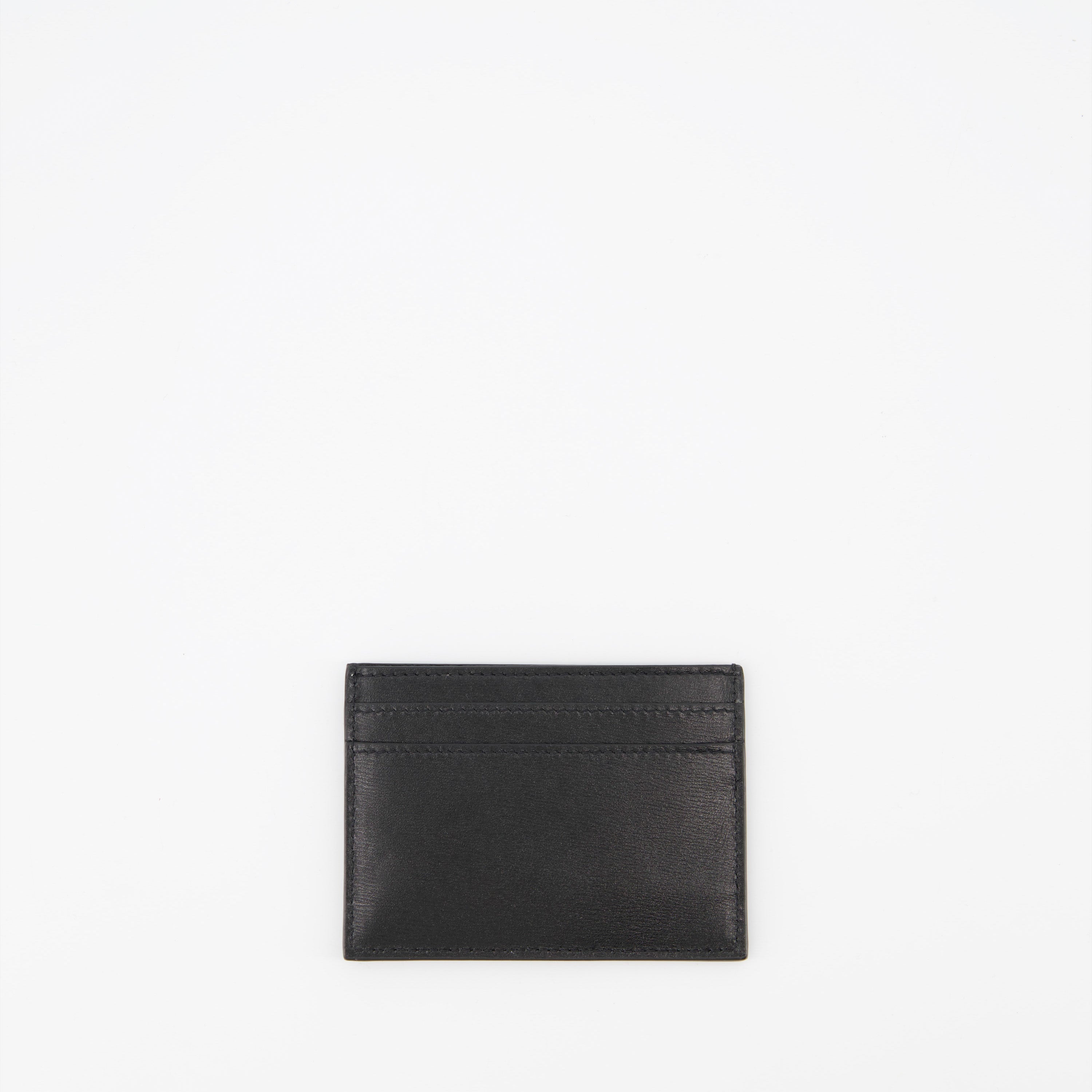 Pequeños artículos de cuero Tarjetero YSL Saint Laurent Negro Homme