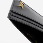 Small leather goods YSL Cardholder Saint Laurent Black Man