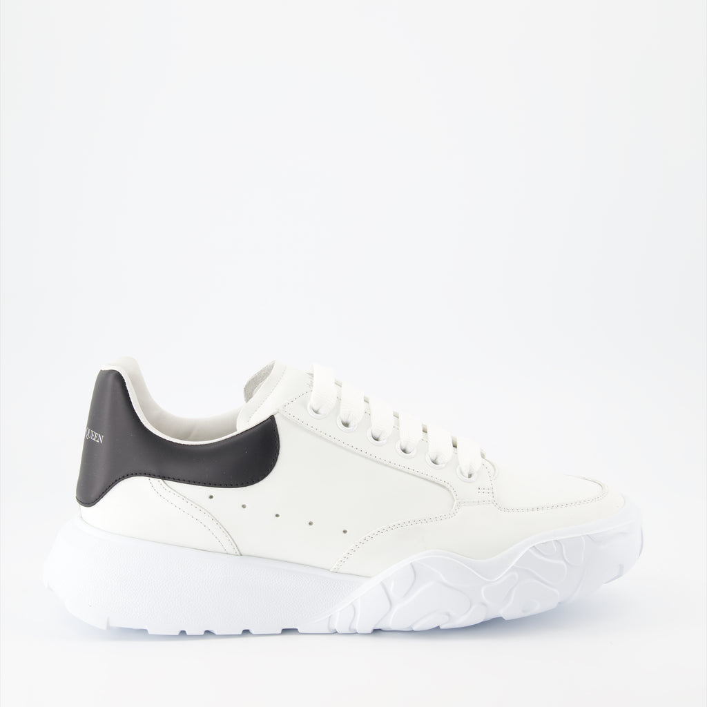 스니커즈 Baskets Court Trainers Alexander McQueen 검은색 Homme