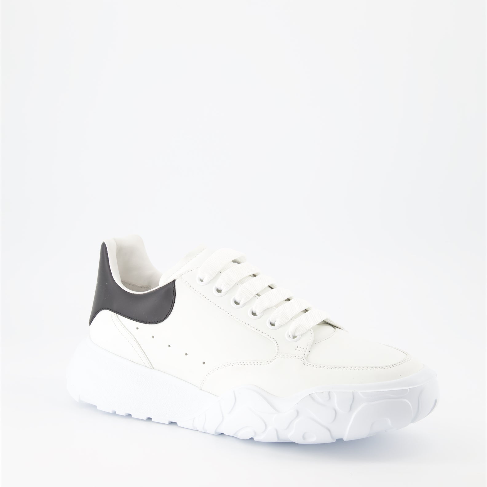 스니커즈 Baskets Court Trainers Alexander McQueen 검은색 Homme