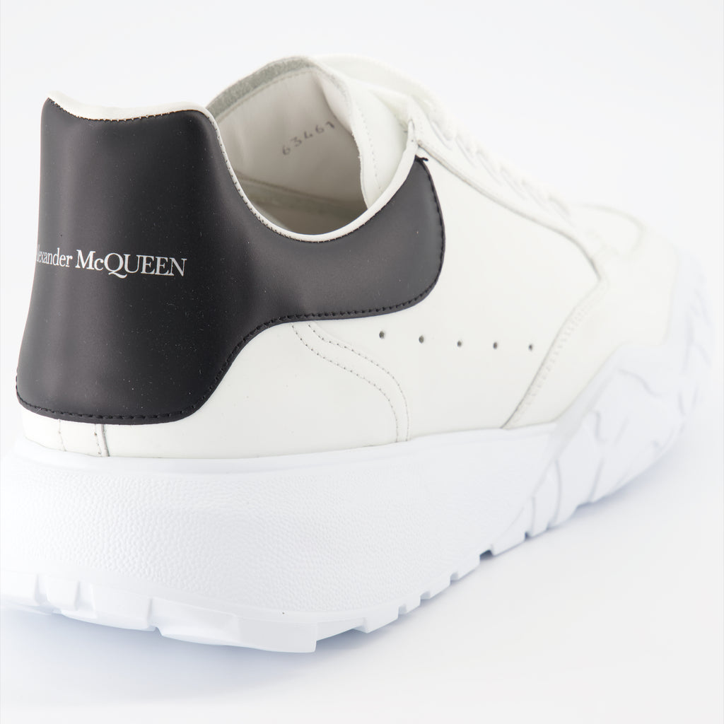 스니커즈 Baskets Court Trainers Alexander McQueen 검은색 Homme