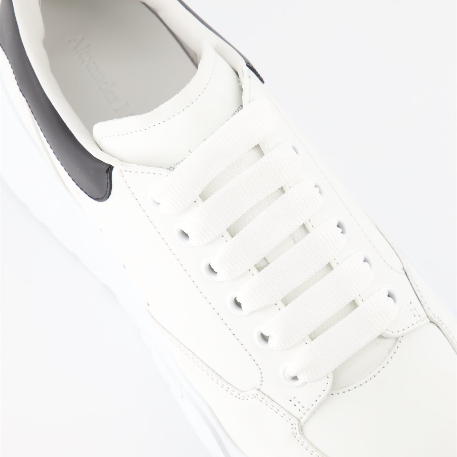 스니커즈 Baskets Court Trainers Alexander McQueen 검은색 Homme