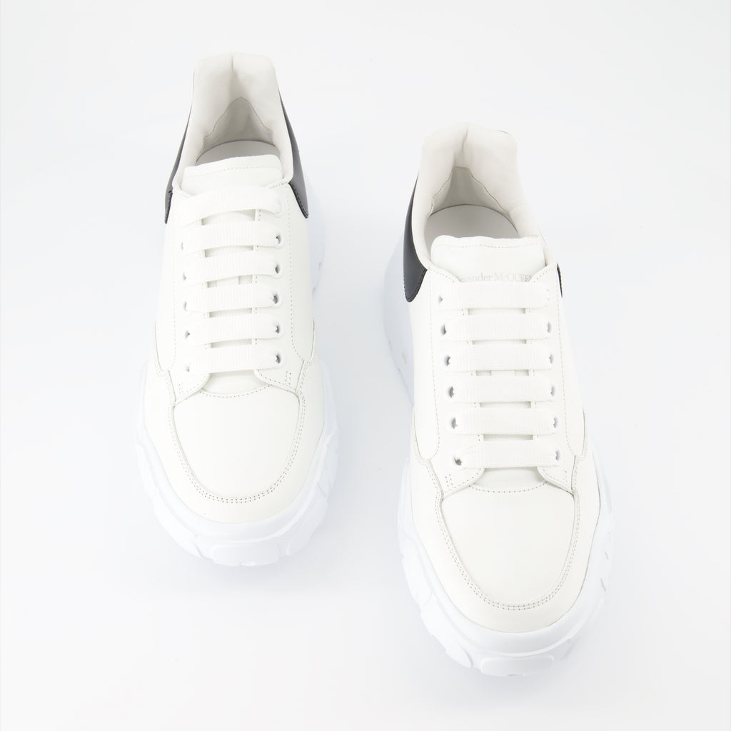 스니커즈 Baskets Court Trainers Alexander McQueen 검은색 Homme