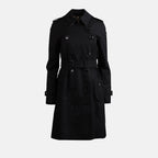 Casacos Trench-coat Kensington Burberry Preto Femme