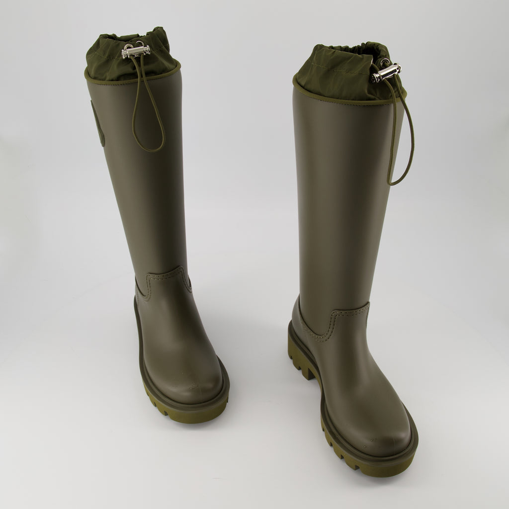 Bottes Botas de Chuva Kickstream Altas Moncler Vert Femme
