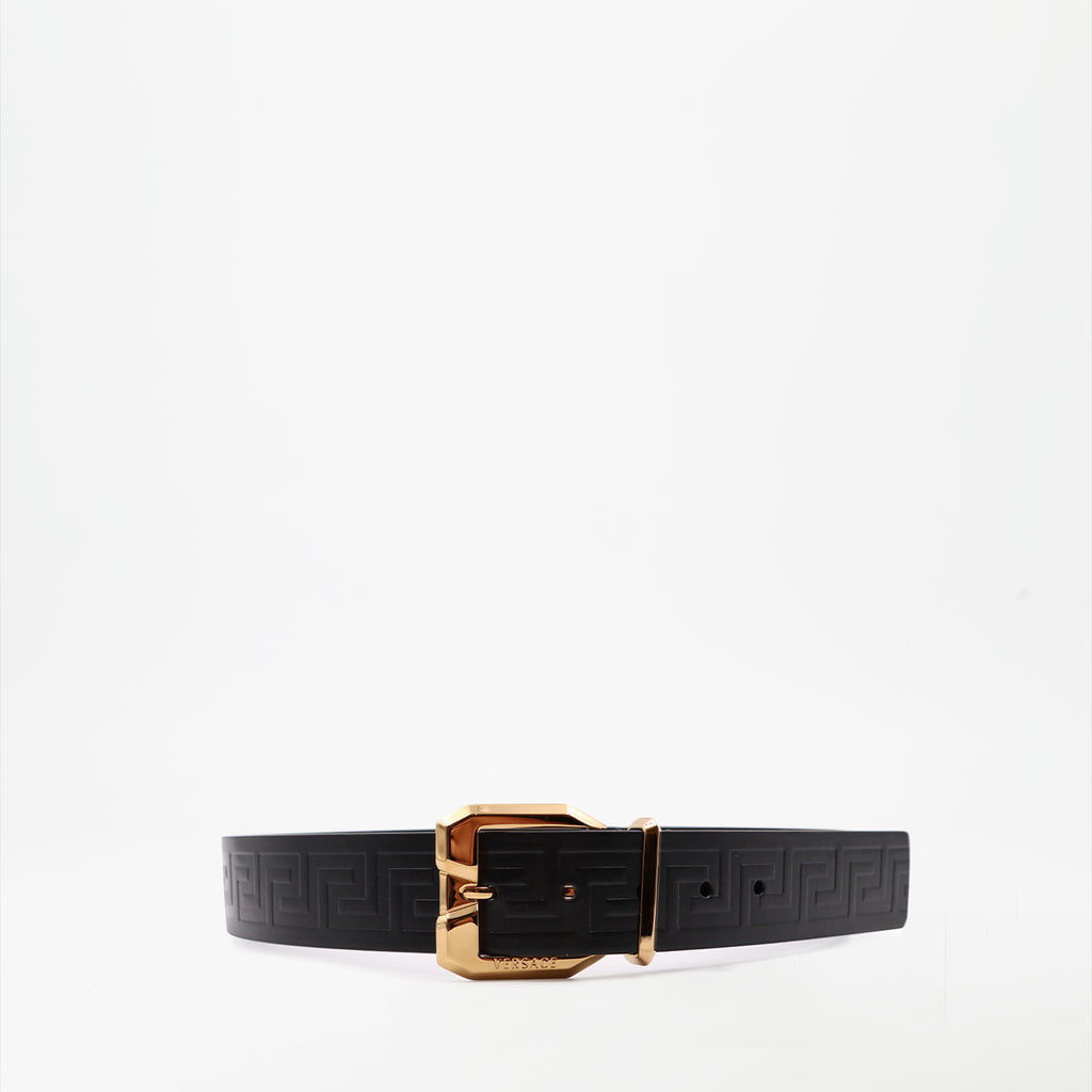 Cintos Ceinture La Greca Versace Preto Femme