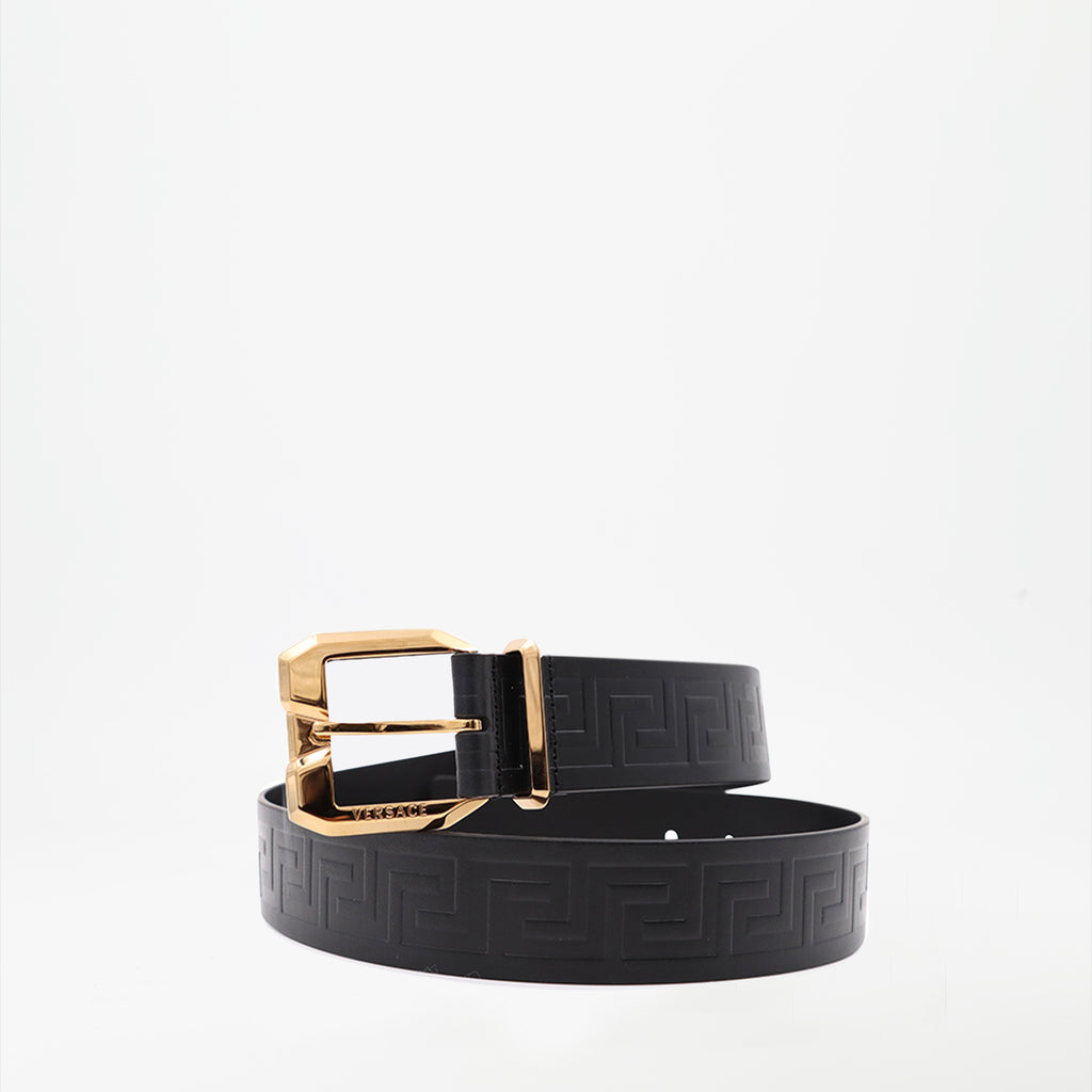 Cintos Ceinture La Greca Versace Preto Femme