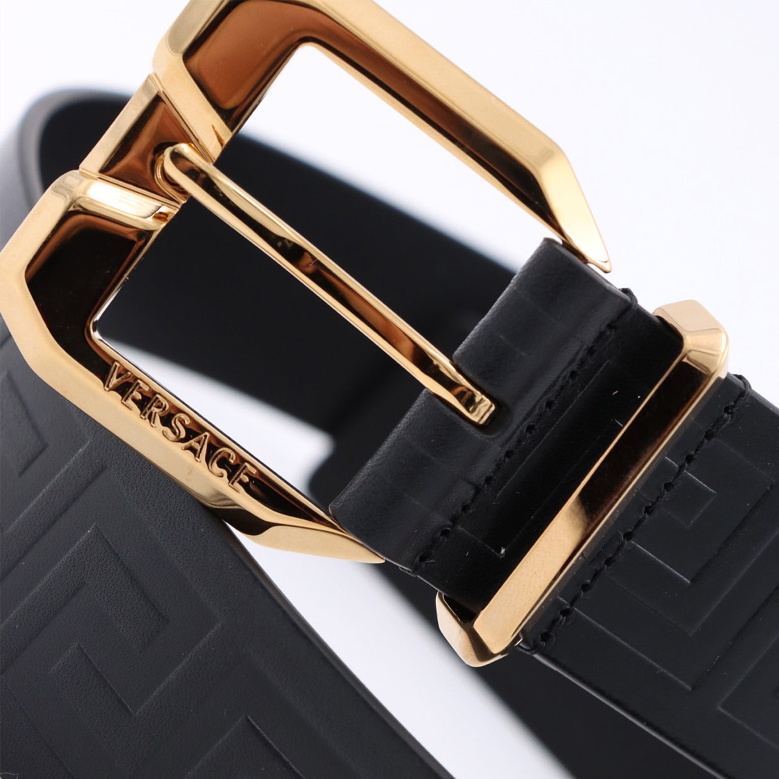 Cintos Ceinture La Greca Versace Preto Femme