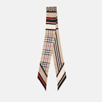 Écharpes, foulards et gants Bandeau en soie Burberry Beige Femme