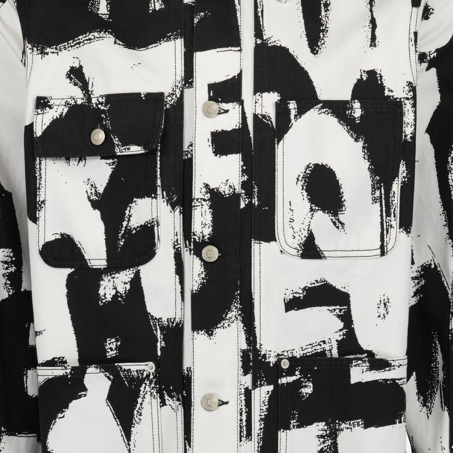 Jacken Veste en jean Graffiti Alexander McQueen Weiß Homme