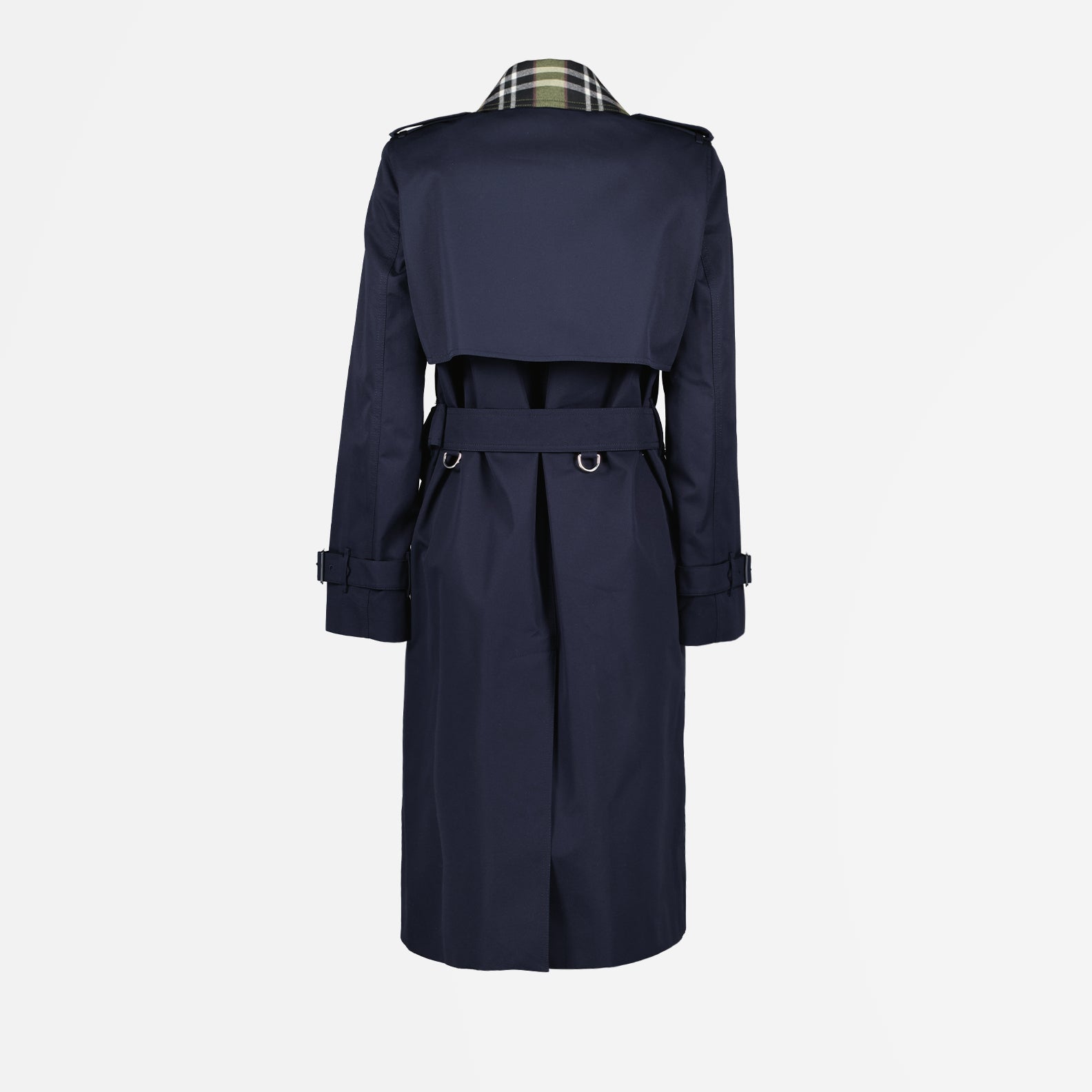 코트 Trench-coat bleu Burberry 파란색 Femme