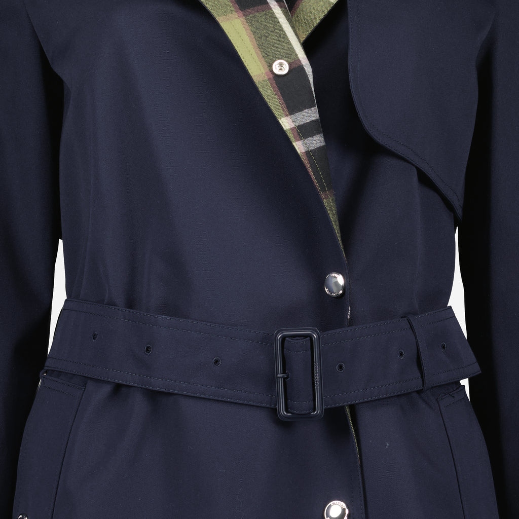 코트 Trench-coat bleu Burberry 파란색 Femme
