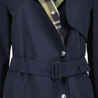코트 Trench-coat bleu Burberry 파란색 Femme