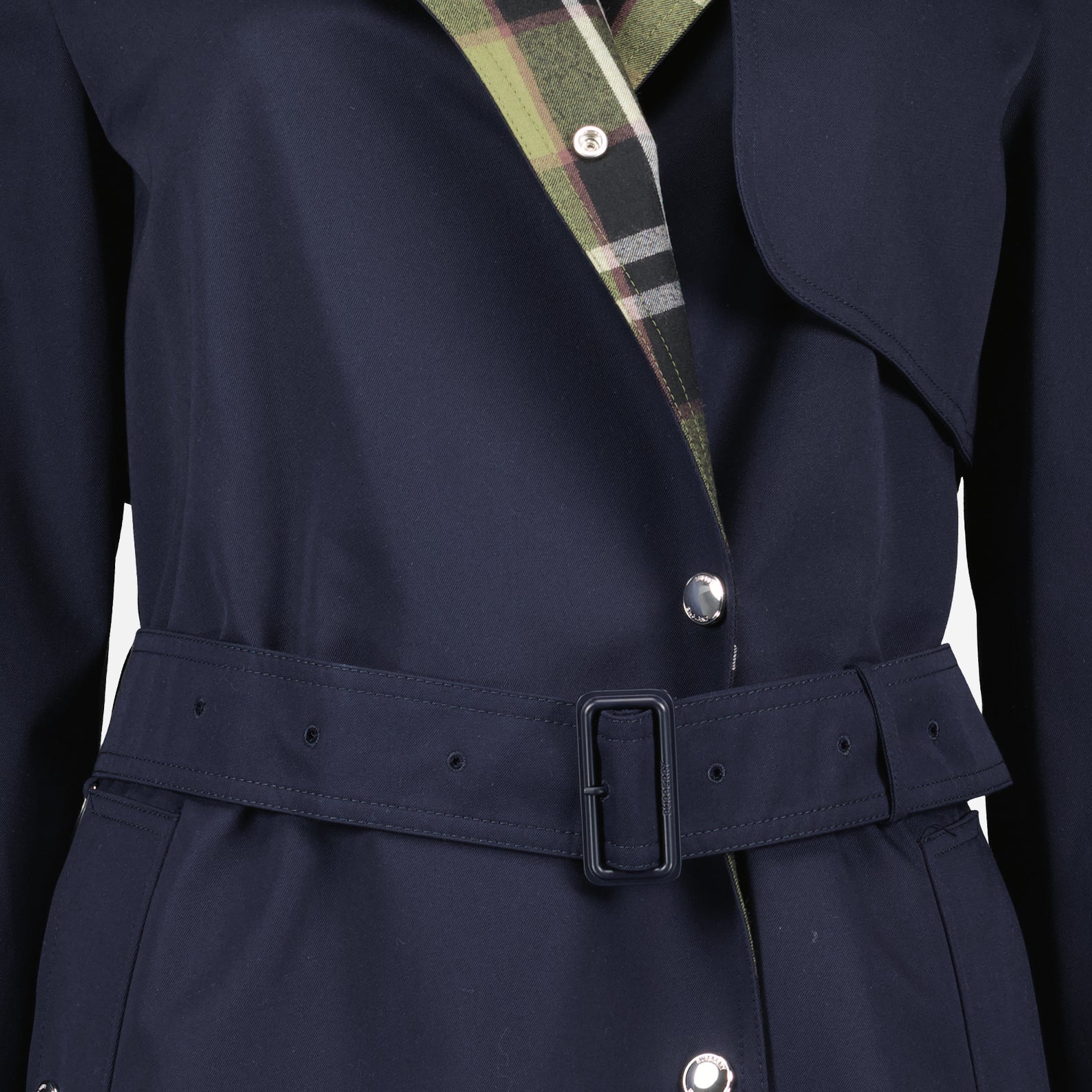 코트 Trench-coat bleu Burberry 파란색 Femme