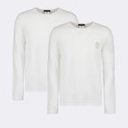 Intimo e homewear Lot de tricots de corps Versace Bianco Homme
