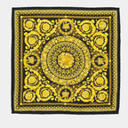 Écharpes, foulards et gants Carré de soie Barocco Versace Jaune Femme