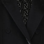 Manteaux Manteau en laine Fendi Noir Homme