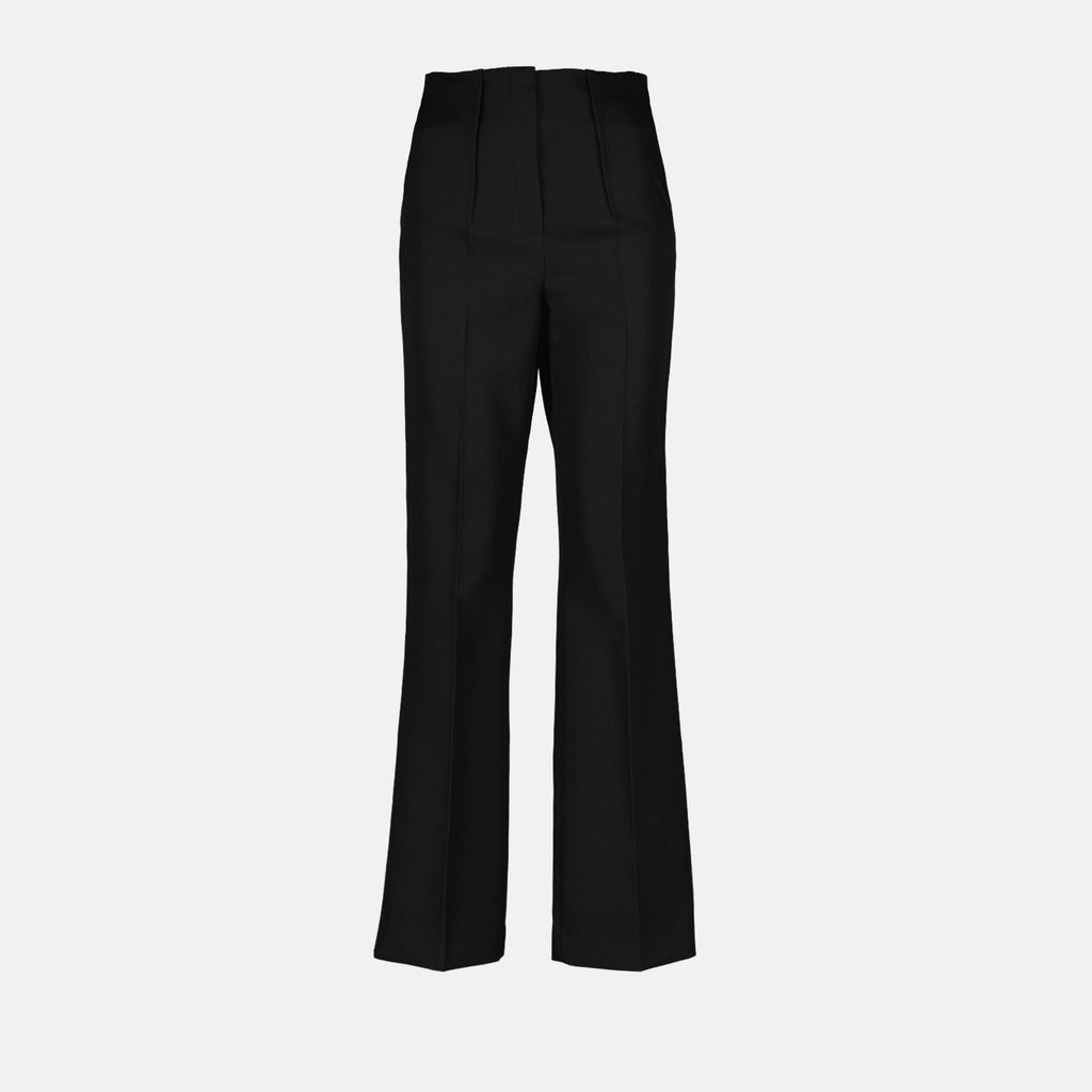 Hosen Pantalon à pinces Fendi Schwarz Femme