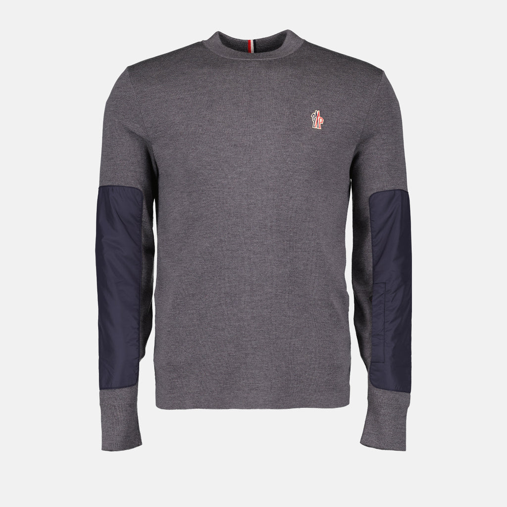 Prendas de punto Pull en laine Moncler Grenoble Gris Homme