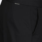 Pants Straight pants Moncler Black Women