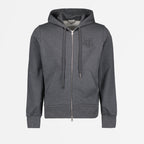 스웨트셔츠 Sweatshirt zippé Moncler 회색 Homme