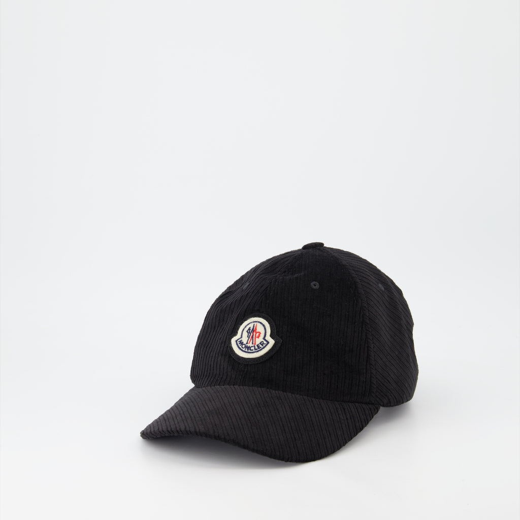Chapeaux, casquettes et bonnets Casquette en velours Moncler Noir Homme