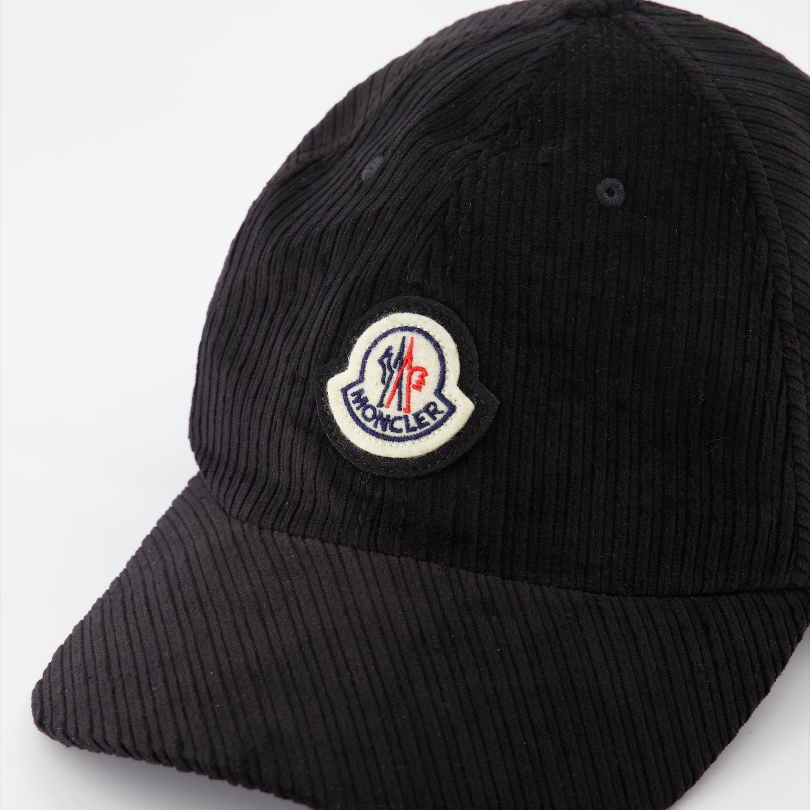 Chapeaux, casquettes et bonnets Casquette en velours Moncler Noir Homme