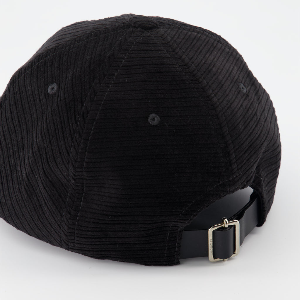 Chapeaux, casquettes et bonnets Casquette en velours Moncler Noir Homme