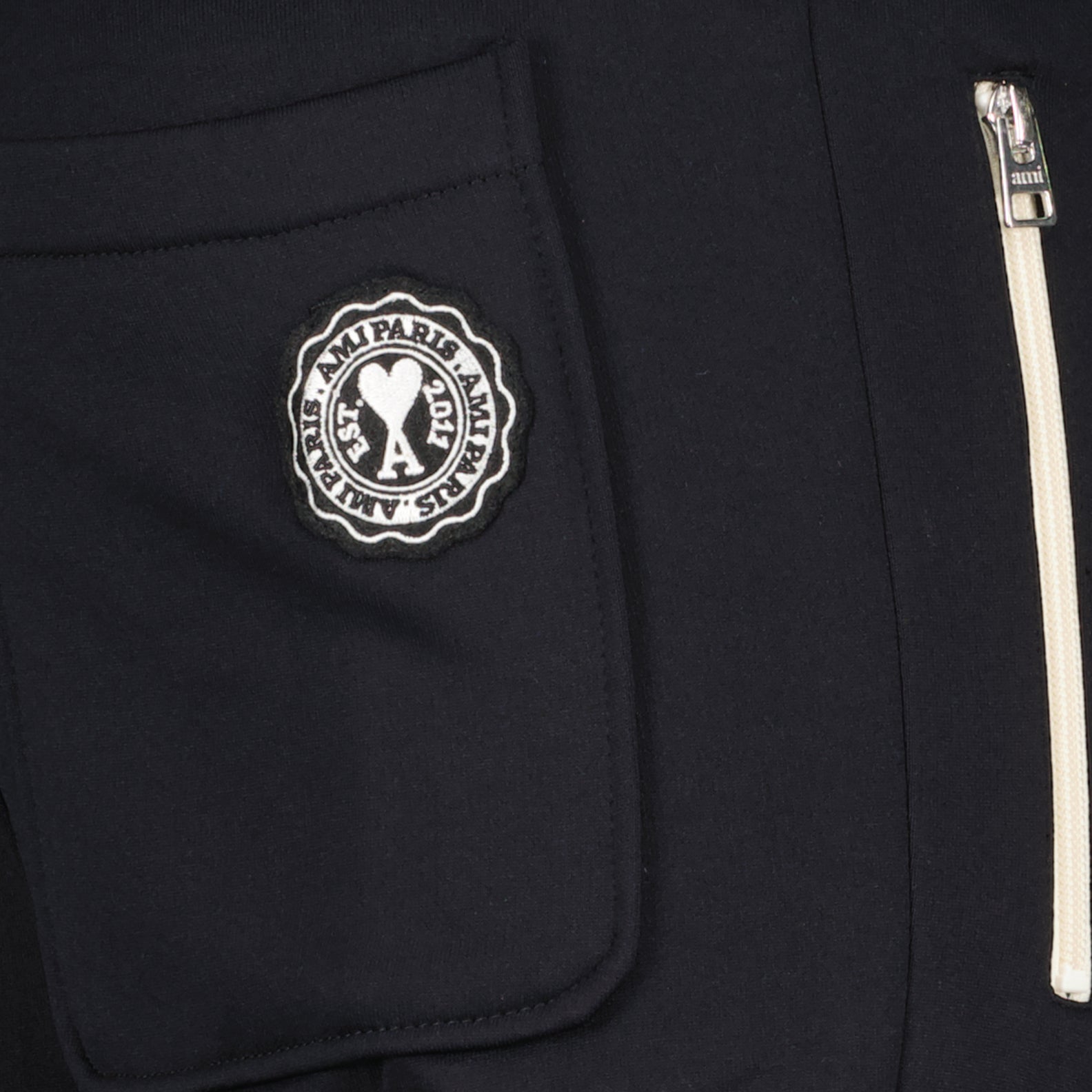 Pantalons Jogging Ami Paris France Ami PARIS Noir Homme