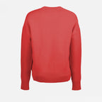 Maille Pull Ami de coeur Ami PARIS Rouge Unisexe