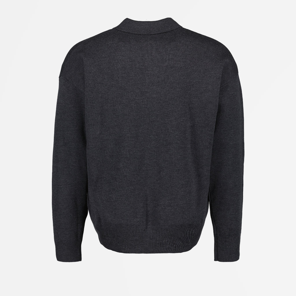 Polos Polo Ami de Coeur Ami PARIS Gris Homme