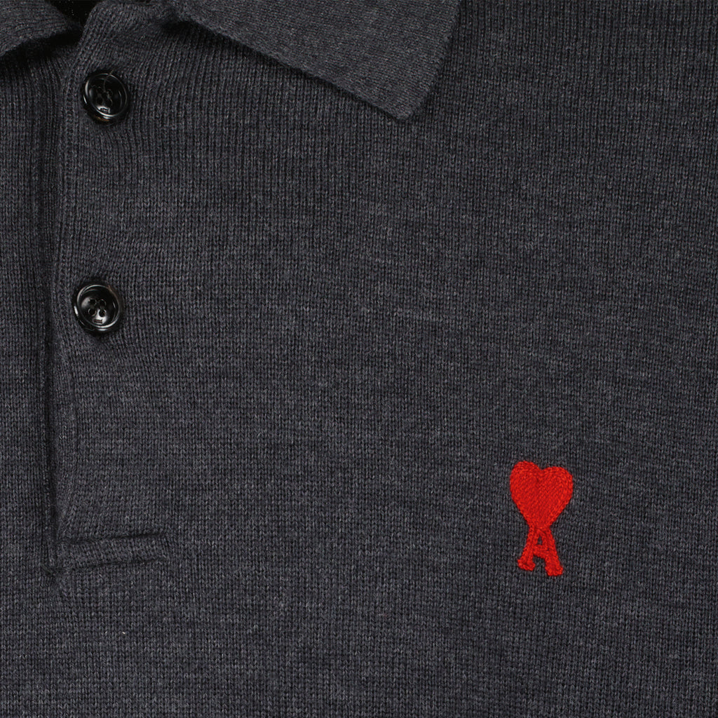 Polos Polo Ami de Coeur Ami PARIS Gris Homme