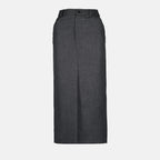 Röcke Jupe en laine Ami PARIS Grau Femme