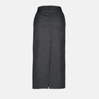 Röcke Jupe en laine Ami PARIS Grau Femme