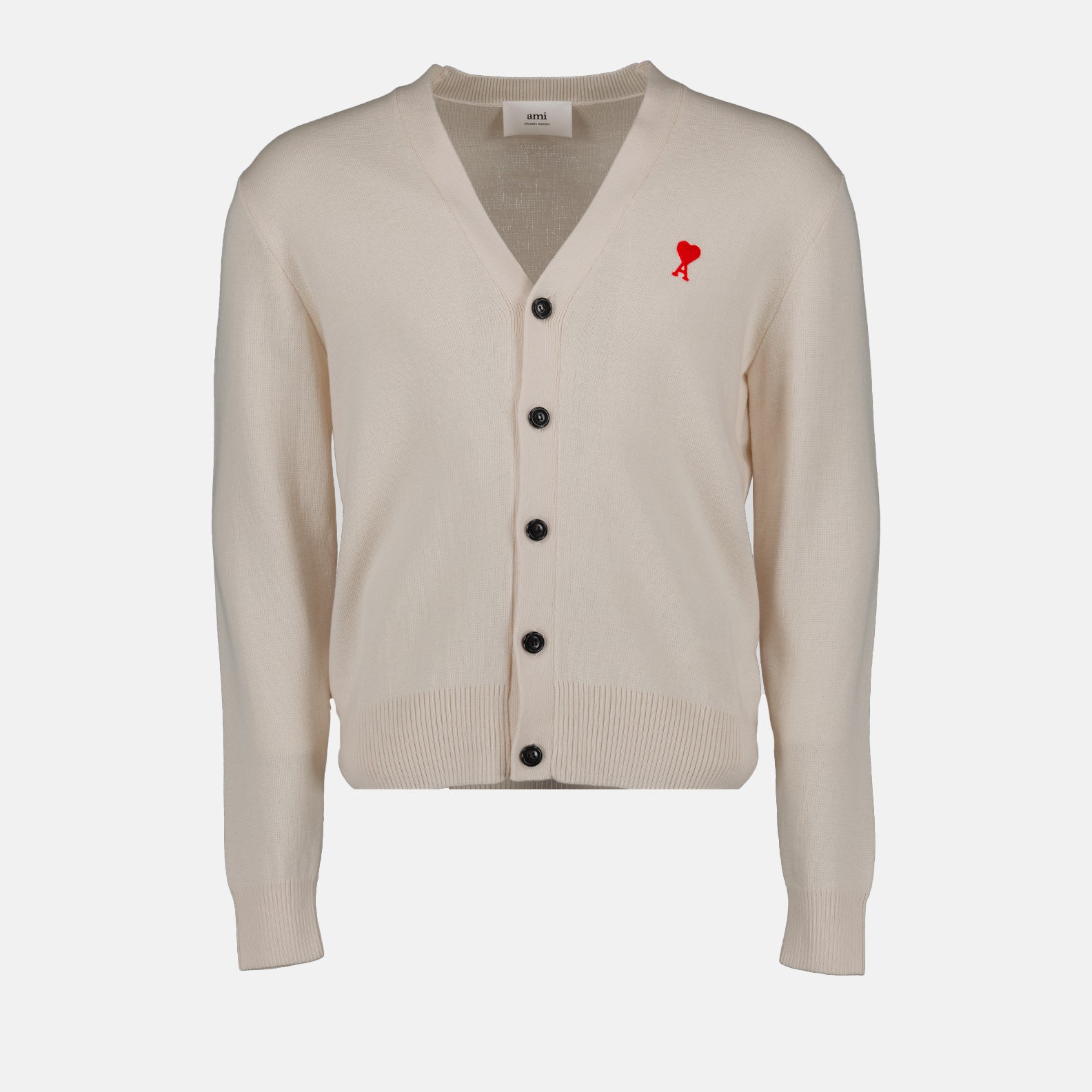 Maille Cardigan Ami de Coeur Ami PARIS Beige Homme