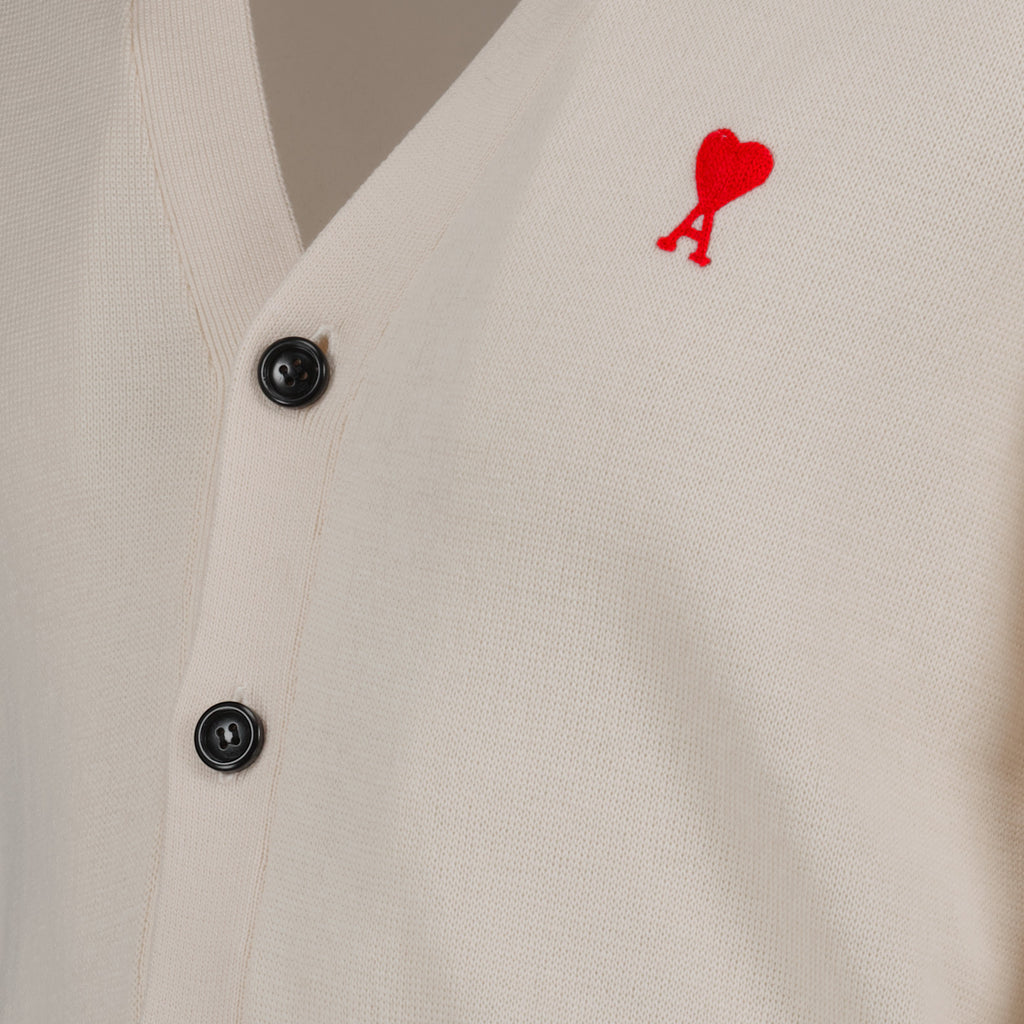 Maille Cardigan Ami de Coeur Ami PARIS Beige Homme