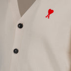 Maille Cardigan Ami de Coeur Ami PARIS Beige Homme