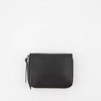 Small leather goods Heart Friend Wallet Ami PARIS Black Unisex