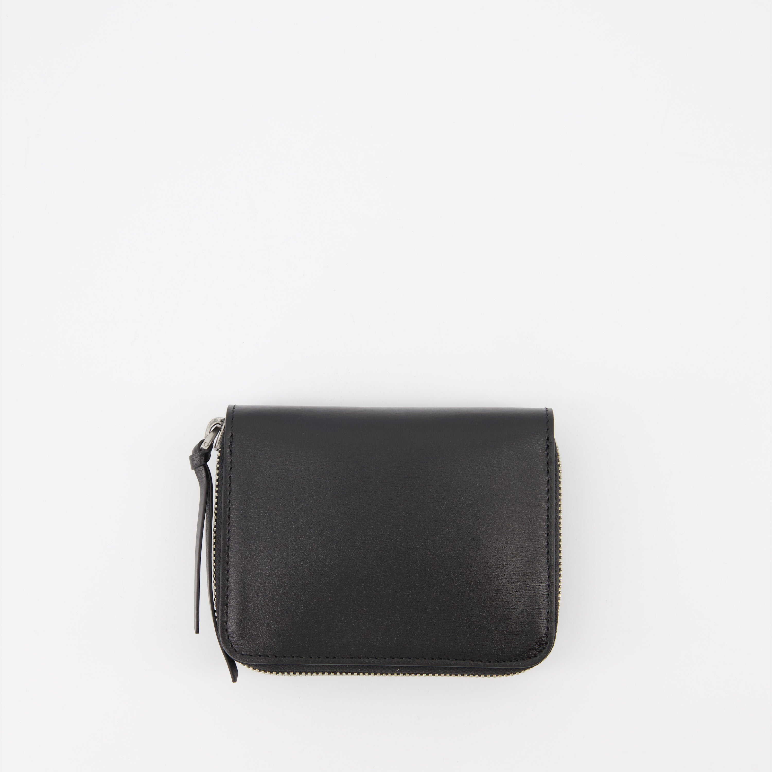 Small leather goods Heart Friend Wallet Ami PARIS Black Unisex