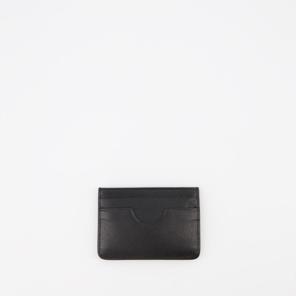 Small leather goods Ami de Coeur card holder Ami PARIS Black Unisex
