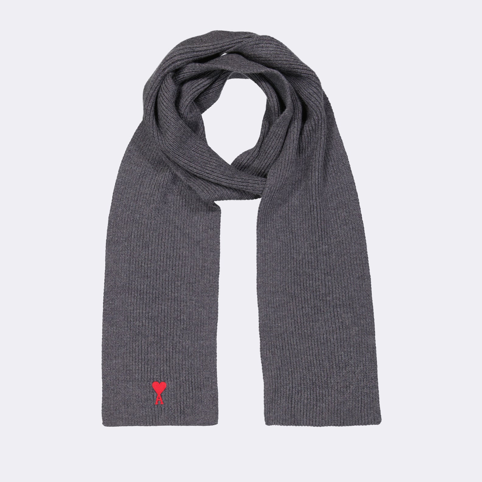 Écharpes, foulards et gants Écharpe Ami de Coeur Ami PARIS Gris Unisexe